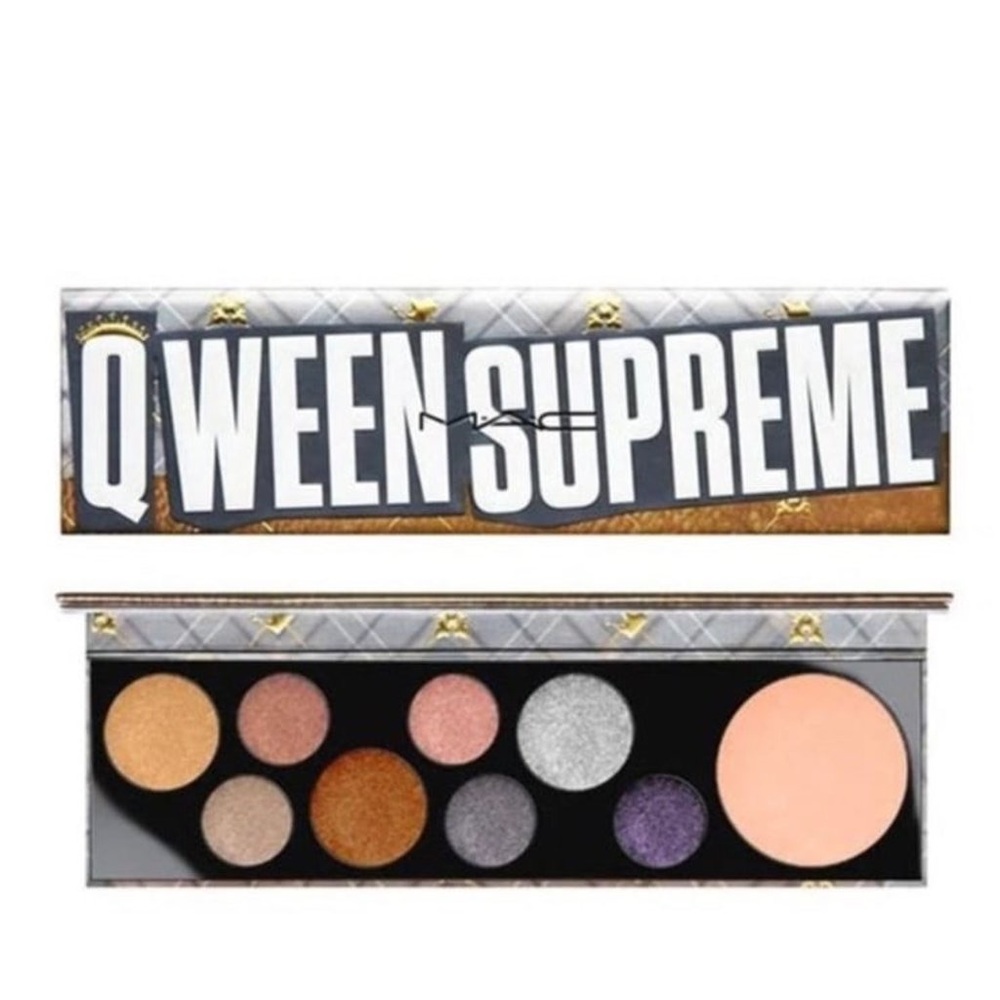 MAC Qween Supreme Eye Shadow x 8 and Highlighter Palette